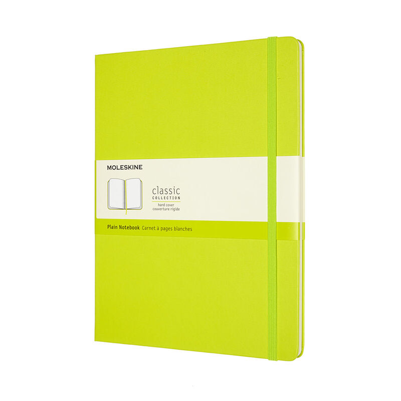 Moleskine Notebook XL Plain Hard Lemon Green image number 0